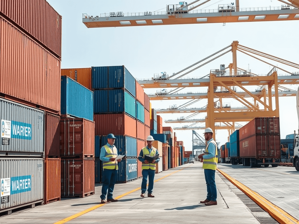 UAE customs clearance process for imports from India showing documentation and inspection procedures